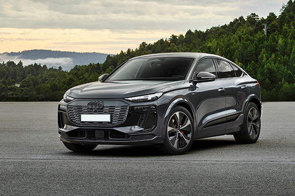 Audi EV in landscape