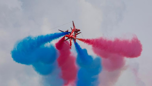 red arrows aeroplanes