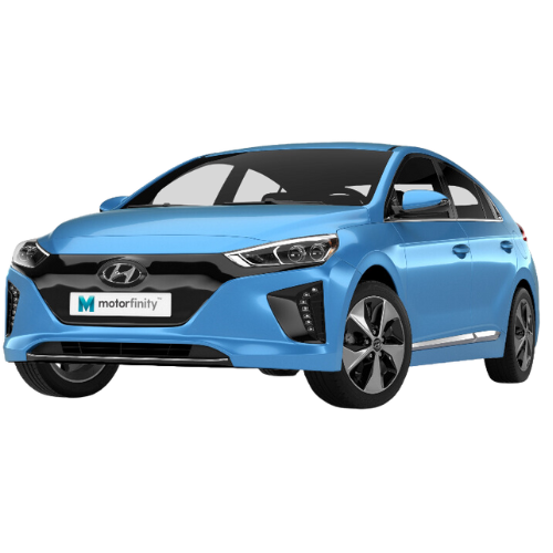 Hyundai Ioniq Hybrid with Motorfinity Plate