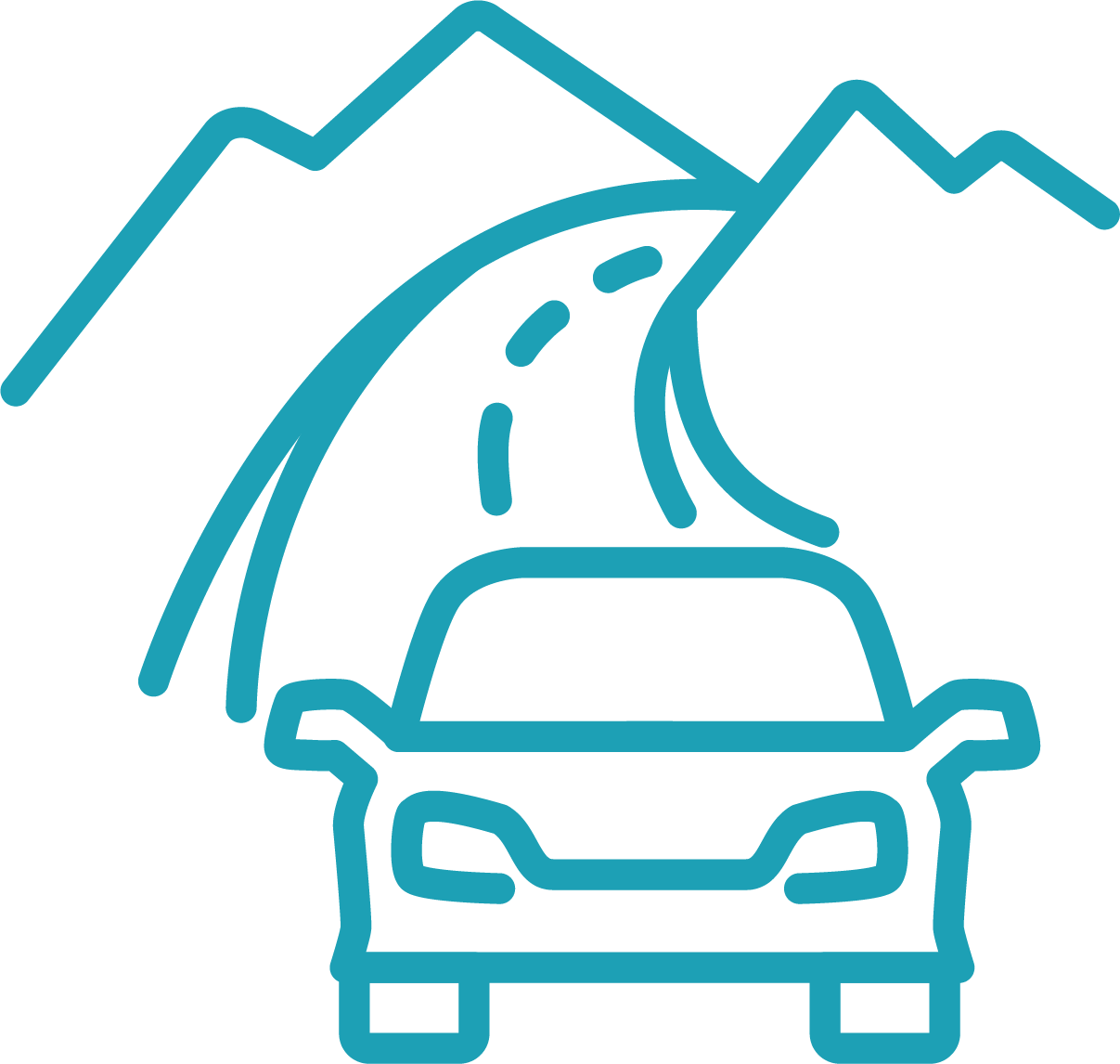Road trip icon