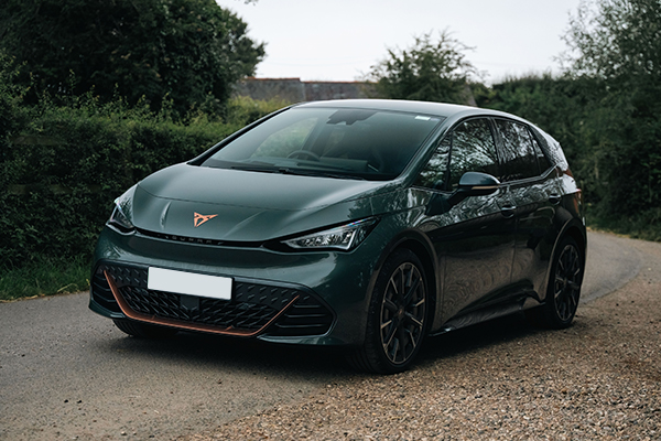 Customer with electric vehicle