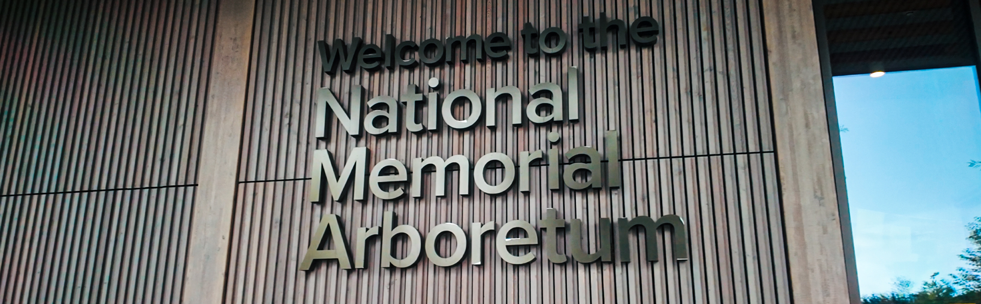Our day of reflection at the National Memorial Arboretum